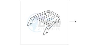 VT750SB drawing REAR CARRIER