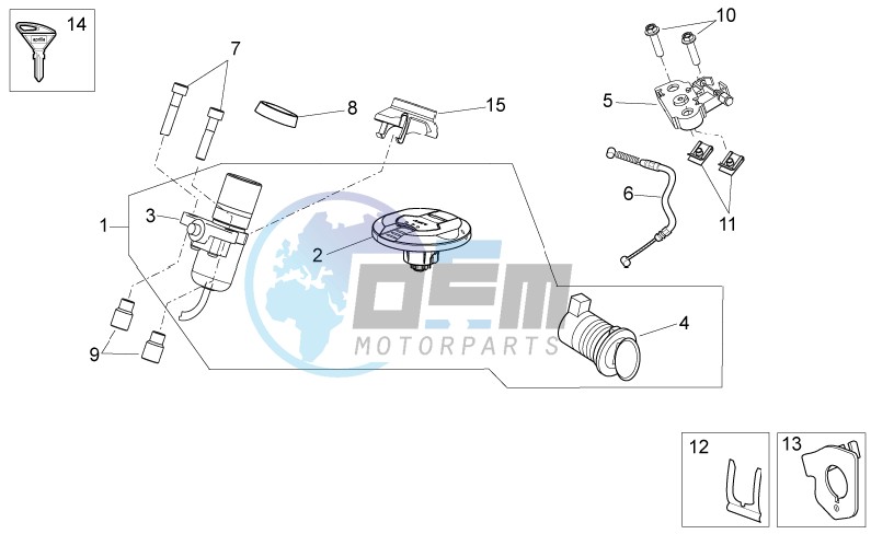 Lock hardware kit