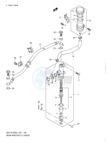 GSX-R1000 drawing REAR MASTER CYLINDER