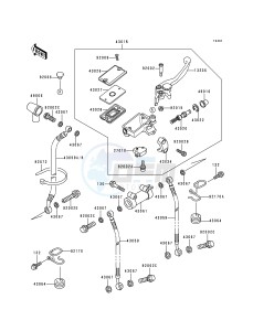 ZG 1000 A [CONCOURS] (A10-A14) [CONCOURS] drawing FRONT MASTER CYLINDER