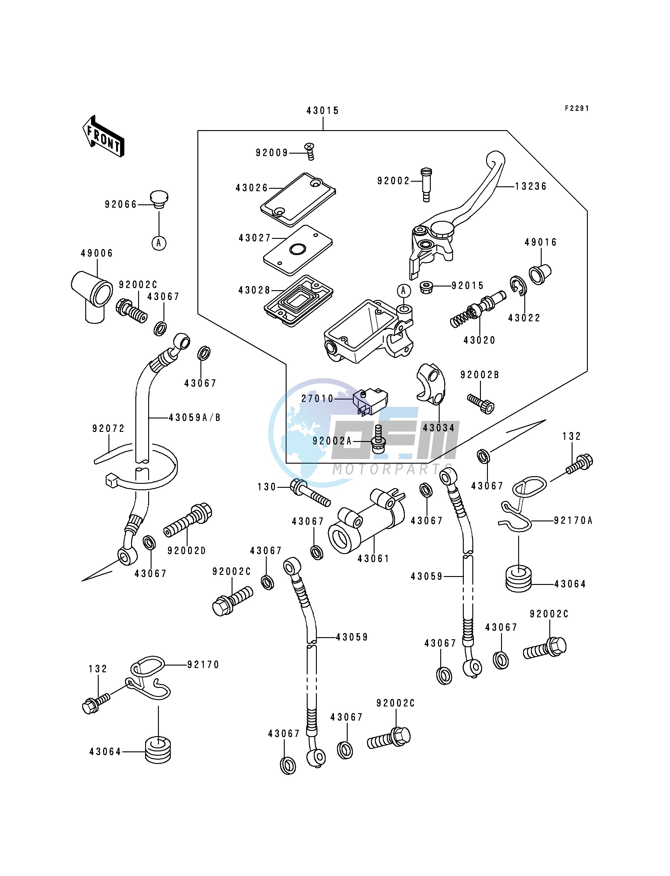 FRONT MASTER CYLINDER