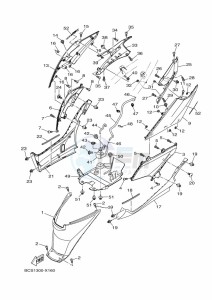 MWS125-C TRICITY 125 (BCS1) drawing SIDE COVER