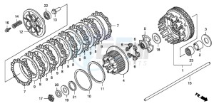 CB1300SA CB1300SUPERBOLD'OR drawing CLUTCH