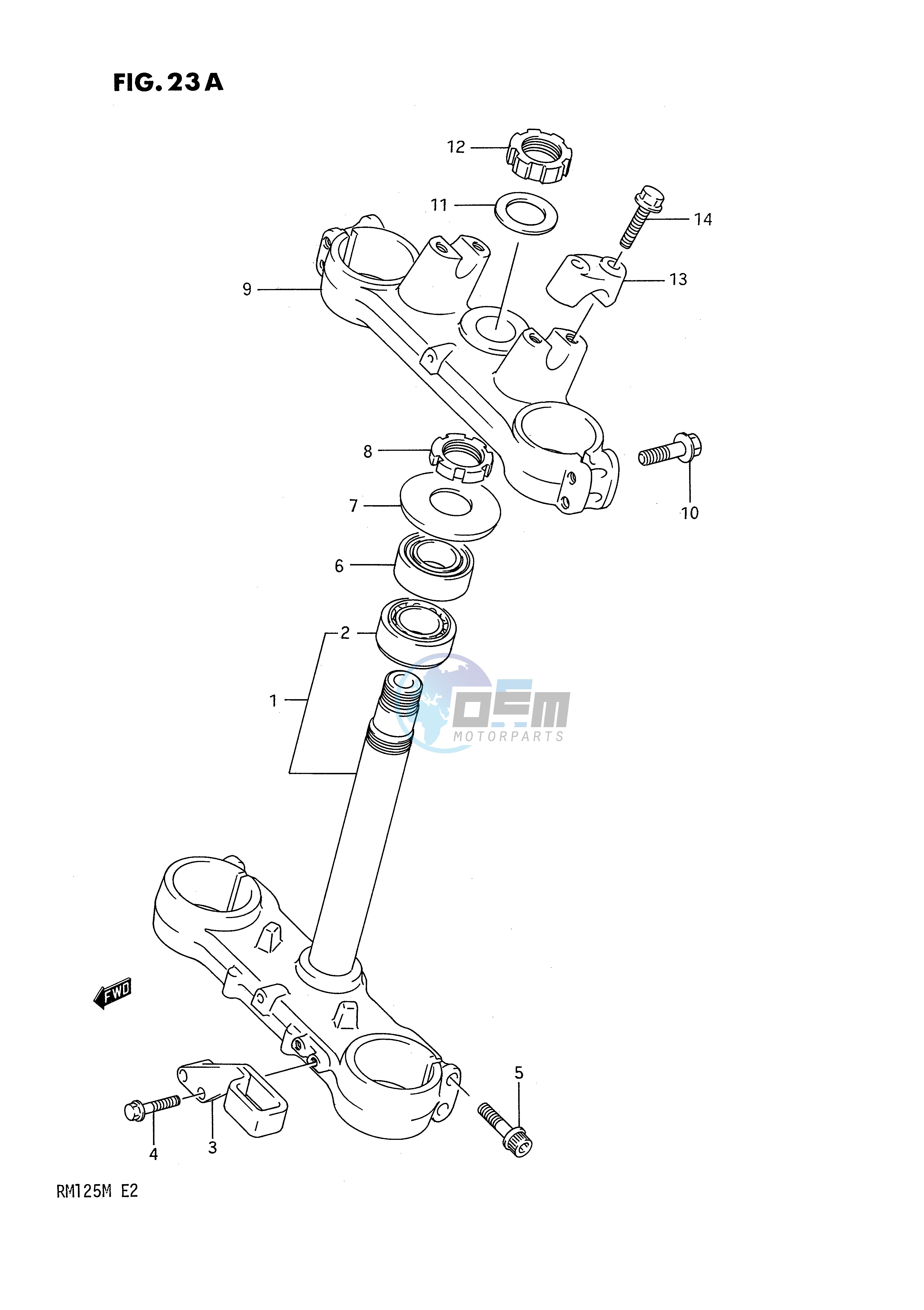 STEERING STEM (MODEL L)