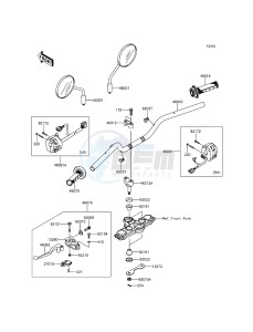 KLX150L KLX150EEF XX (EU ME A(FRICA) drawing Handlebar