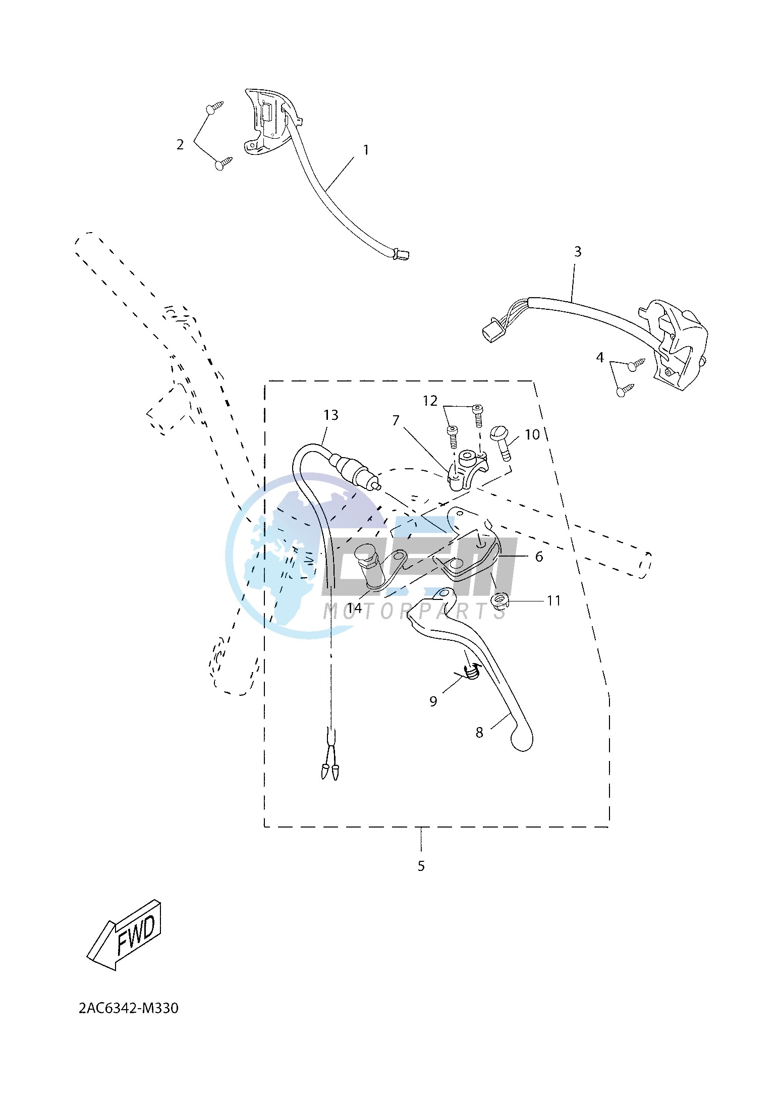 HANDLE SWITCH & LEVER