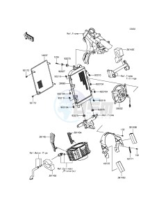 VULCAN_1700_VOYAGER_ABS VN1700BDF GB XX (EU ME A(FRICA) drawing Radiator