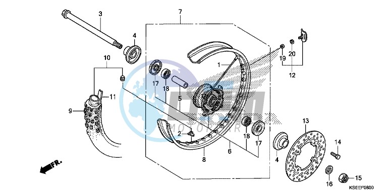 FRONT WHEEL