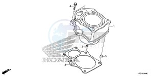 TRX420TM1H Europe Direct - (ED) drawing CYLINDER