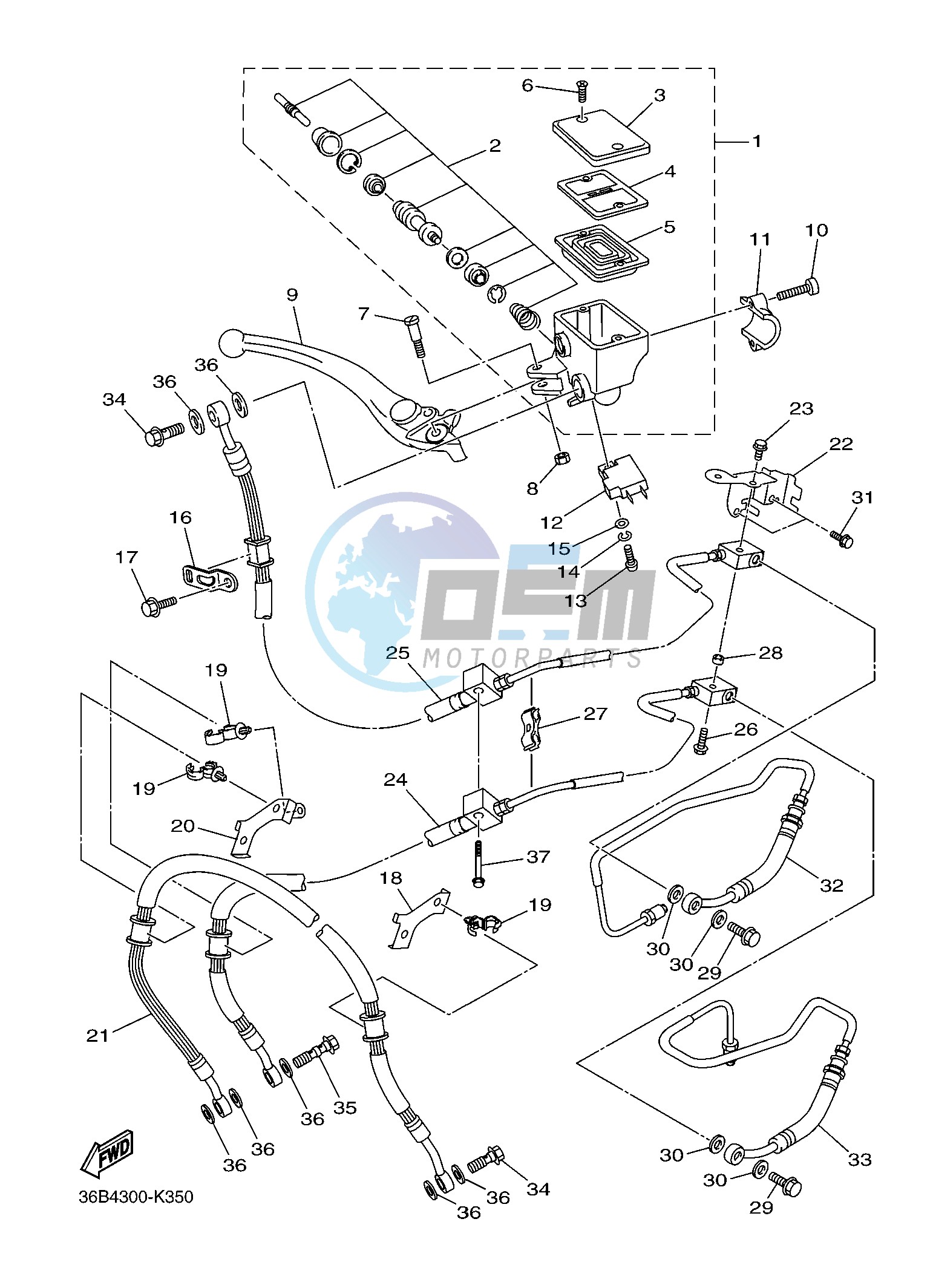 FRONT MASTER CYLINDER