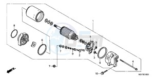 VFR800XC drawing STARTING MOTOR