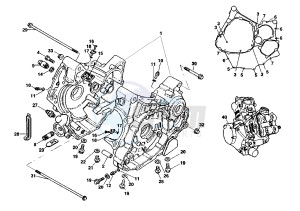 RAPTOR 1000 drawing CRANKCASE