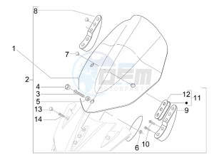 Nexus 125 e3 drawing Windshield