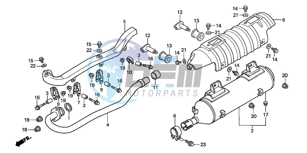 EXHAUST MUFFLER