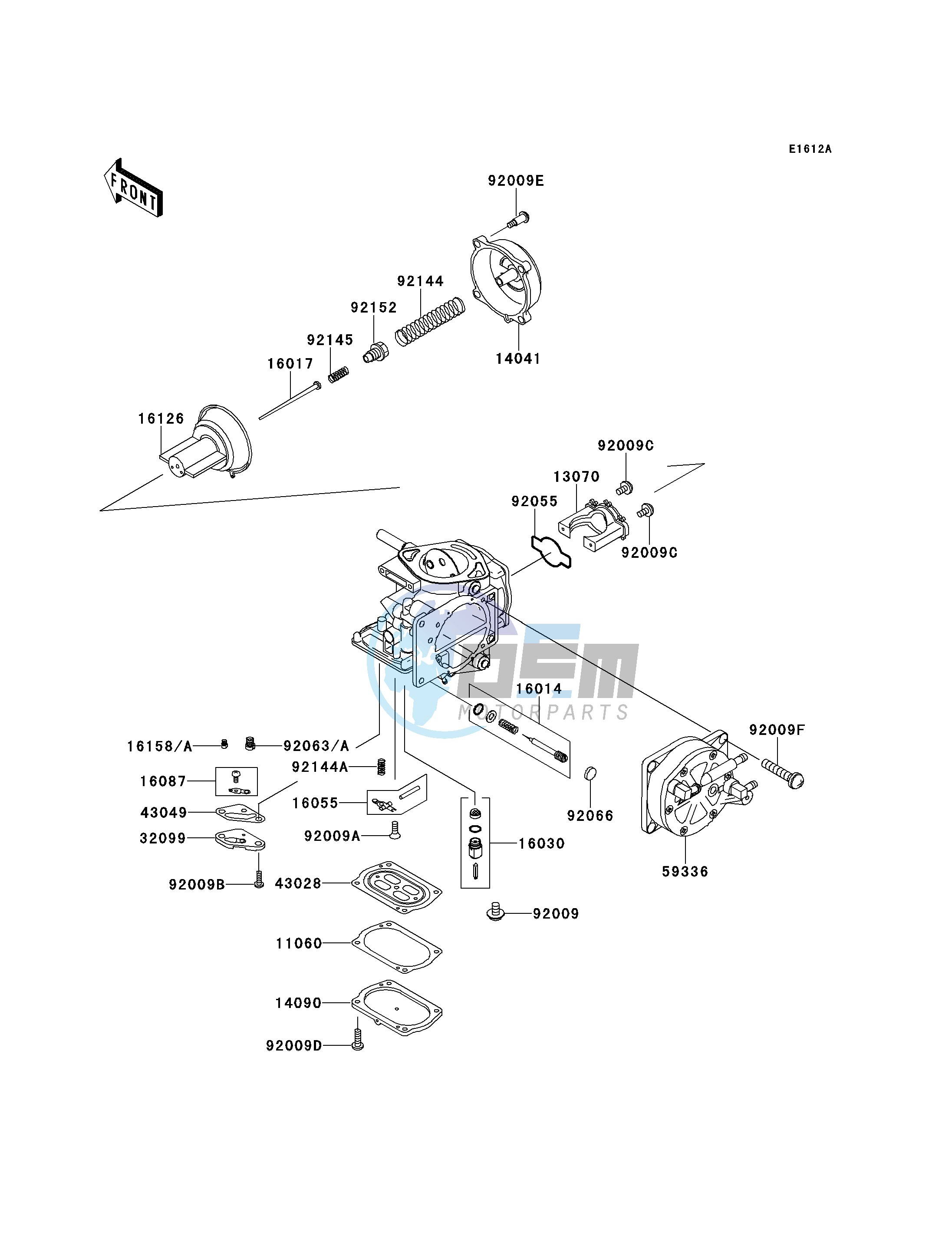 CARBURETOR PARTS-- JT900-B2- -