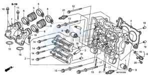 FJS400D9 F / CMF 2F drawing CYLINDER HEAD