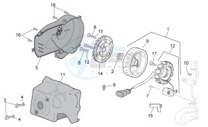 Mojito custom 50 2t (eng. piaggio) drawing Flywheel