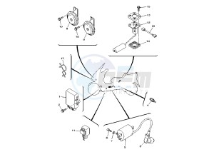 YP MAJESTY 250 drawing ELECTRICAL DEVICES