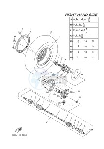 YXZ1000R SS YXZ10YESJ YXZ1000R SS (B0F3) drawing FRONT WHEEL 2