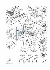 YFM450FWBD KODIAK 450 EPS (BEY3) drawing ELECTRICAL 1