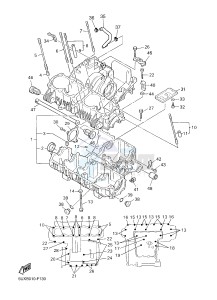 XJR1300 (5WMW) drawing CRANKCASE