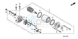 CBR1000RR9 France - (F / CMF MME TRI) drawing STARTING MOTOR