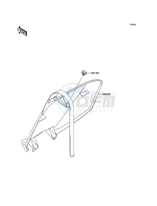 KX250F KX250T6F EU drawing Accessory