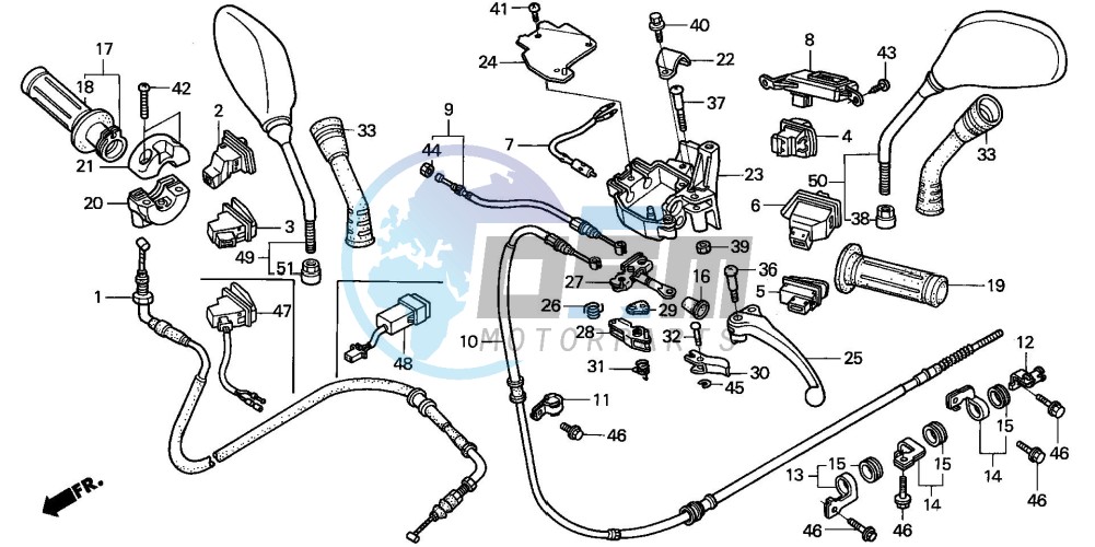 HANDLE LEVER/SWITCH/CABLE