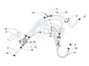 Granturismo 125 L E3 drawing Supply system