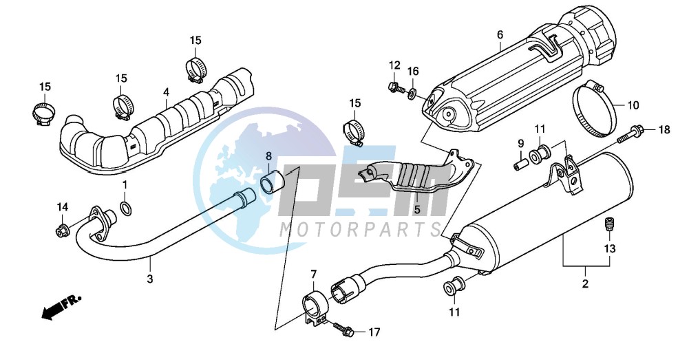 EXHAUST MUFFLER