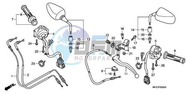 HANDLE LEVER/SWITCH/ CABLE