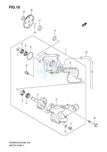 SV650S (E3-E28) drawing WATER PUMP