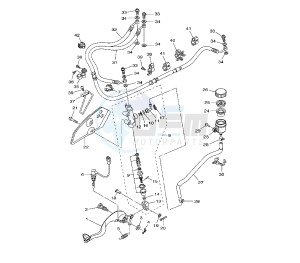 XTZ SUPER TENERE 1200 drawing REAR MASTER CYLINDER