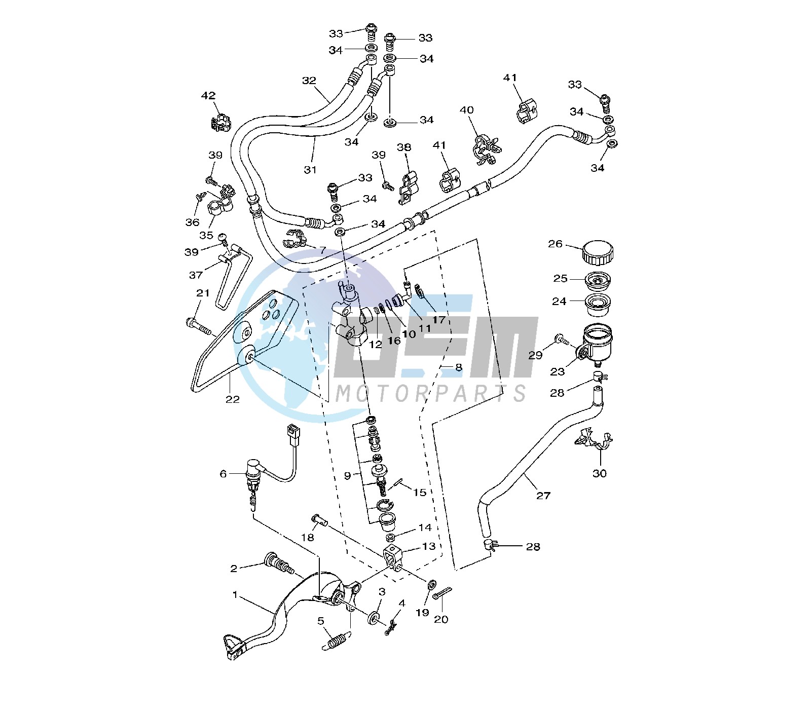 REAR MASTER CYLINDER