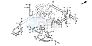 GL1500A GOLDWING ASPENCADE drawing TUBING