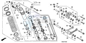 CRF150RBC drawing REAR CUSHION