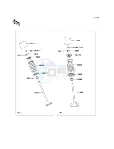 EX 650 A [NINJA 650R] (A6F-A8F) A7F drawing VALVE-- S- -