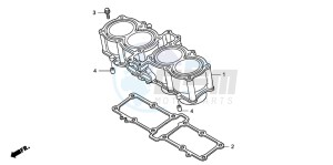 CB1300SA CB1300SUPERBOLD'OR drawing CYLINDER