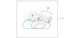 ST13009 Europe Direct - (ED / MME) drawing PANNIER INNER BAG