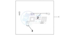 CBR1000RR9 Korea - (KO / MME) drawing TANK BAG ATT KIT