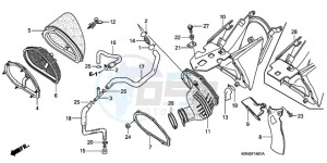 CRF250R9 Australia - (U) drawing AIR CLEANER (CRF250R6/7/8/9)