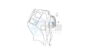 Scarabeo 50 2t (eng. Minarelli) drawing Door