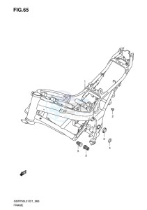 GSR750 ABS EU drawing FRAME