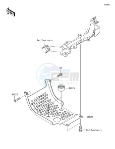 KLX110 KLX110CJF EU drawing Guard(s)