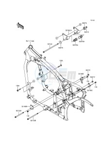 VULCAN 900 CUSTOM VN900CEFA GB XX (EU ME A(FRICA) drawing Engine Mount