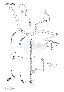 RV125 VAN VAN EU drawing HANDLEBAR