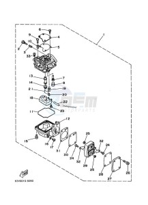 9-9F drawing CARBURETOR