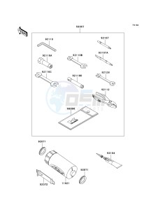 JH 1100 B [ULTRA 130] (B1-B4) [ULTRA 130] drawing OWNERS TOOLS-- JH1100-B1_B2- -