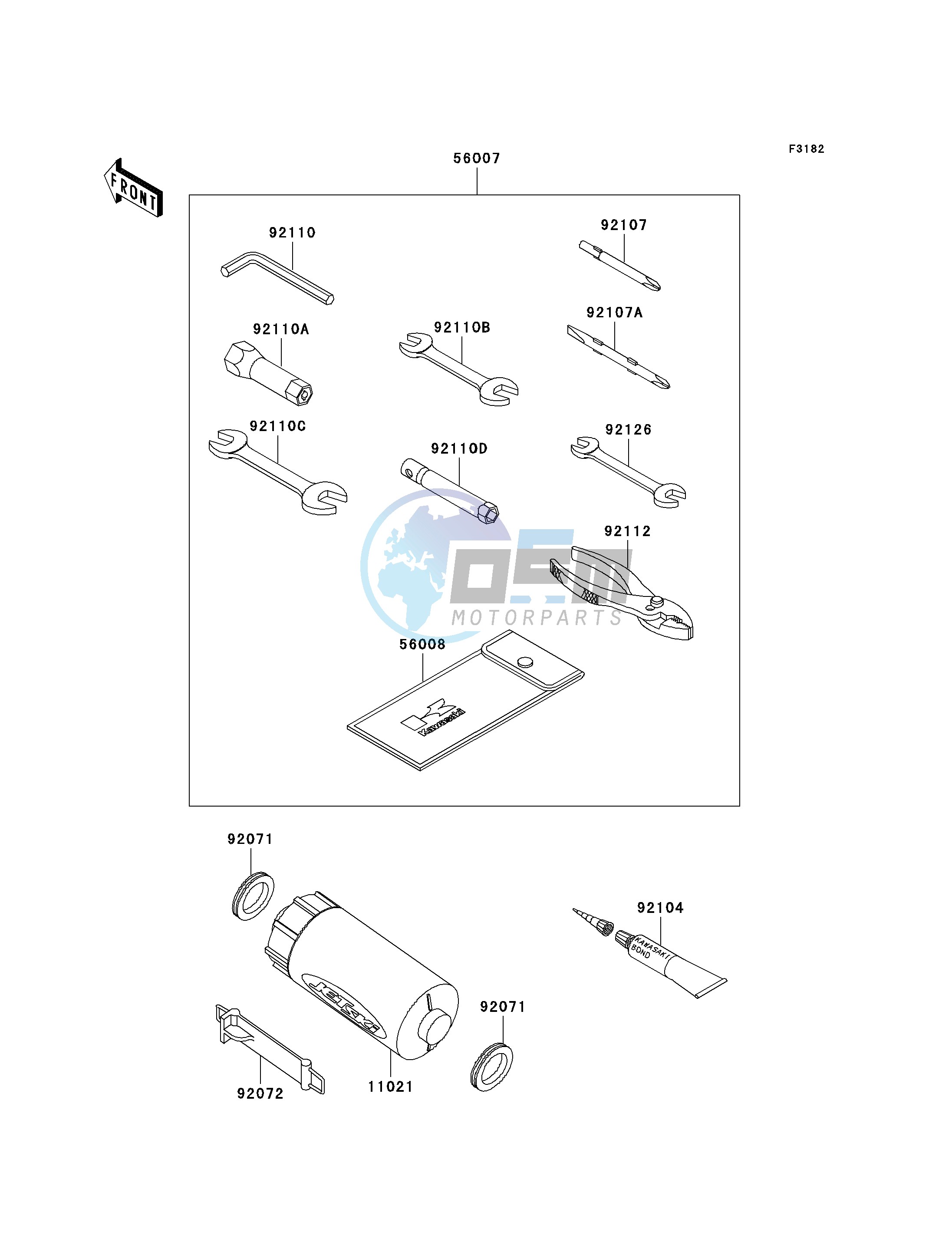 OWNERS TOOLS-- JH1100-B1_B2- -