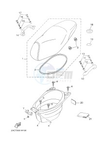 YN50 YN50FU NEO'S 4 (2ACN 2ACN) drawing SEAT